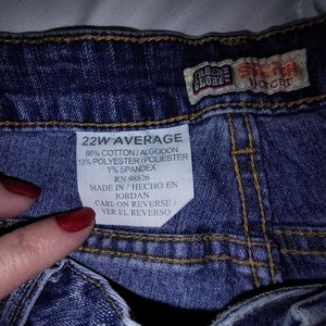 Faded glory blue jeans size 22
